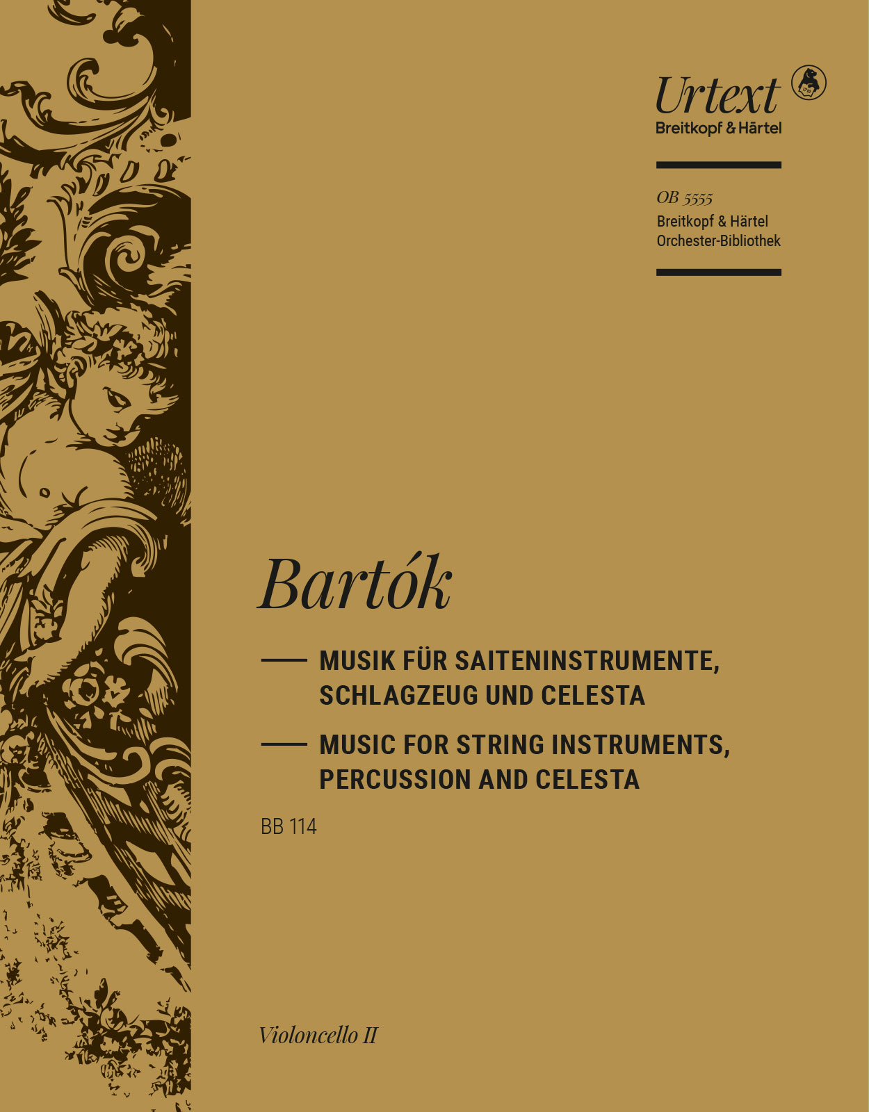 OB 5555-24 - Musik für Saiteninstrumente, Schlagzeug und Celesta BB 114 - Cover