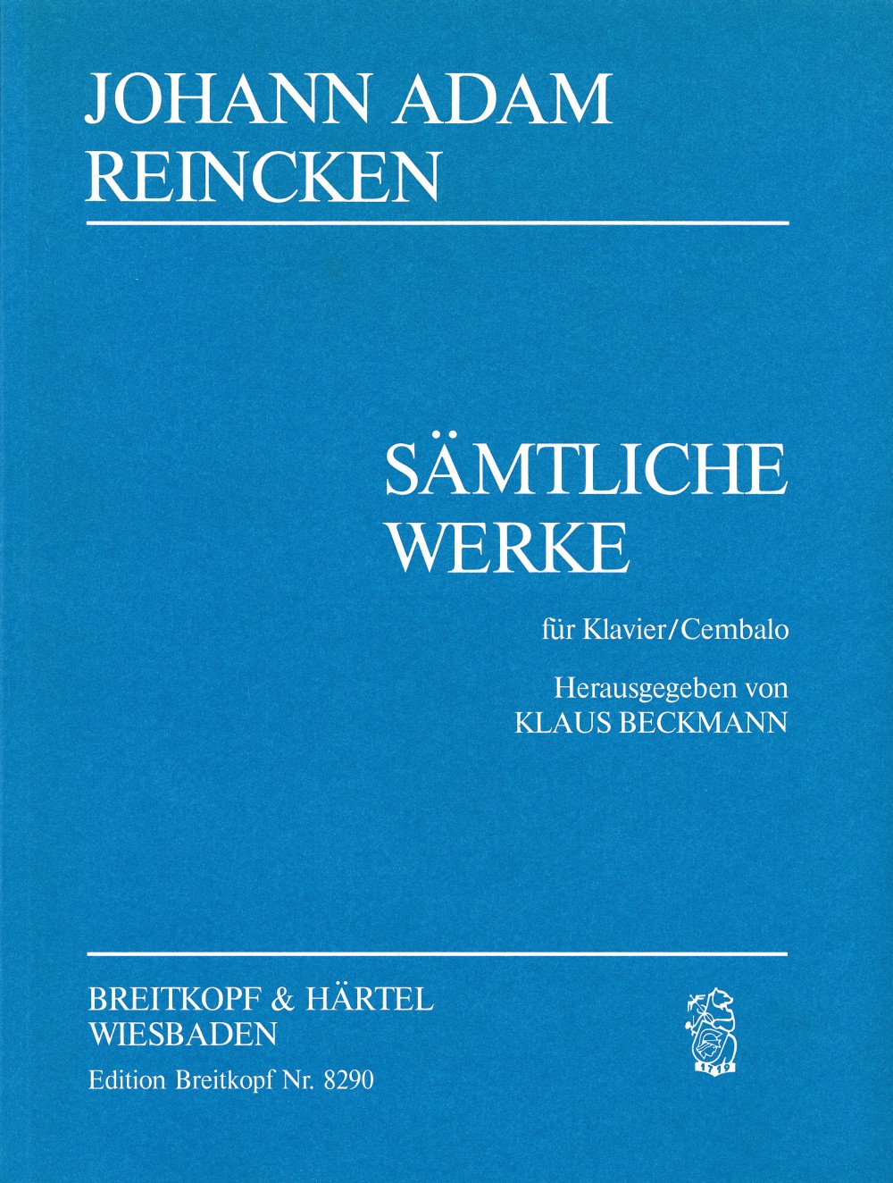 EB 8290 - Sämtliche Werke für Klavier (Cembalo) - Cover