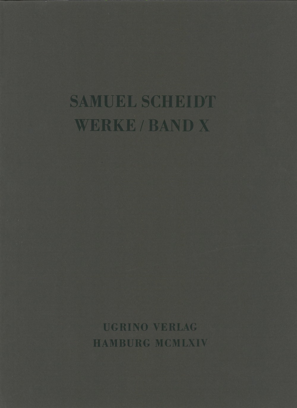 DV 4760-01 - Samuel Scheidts Werke – Gesamtausgabe - Cover