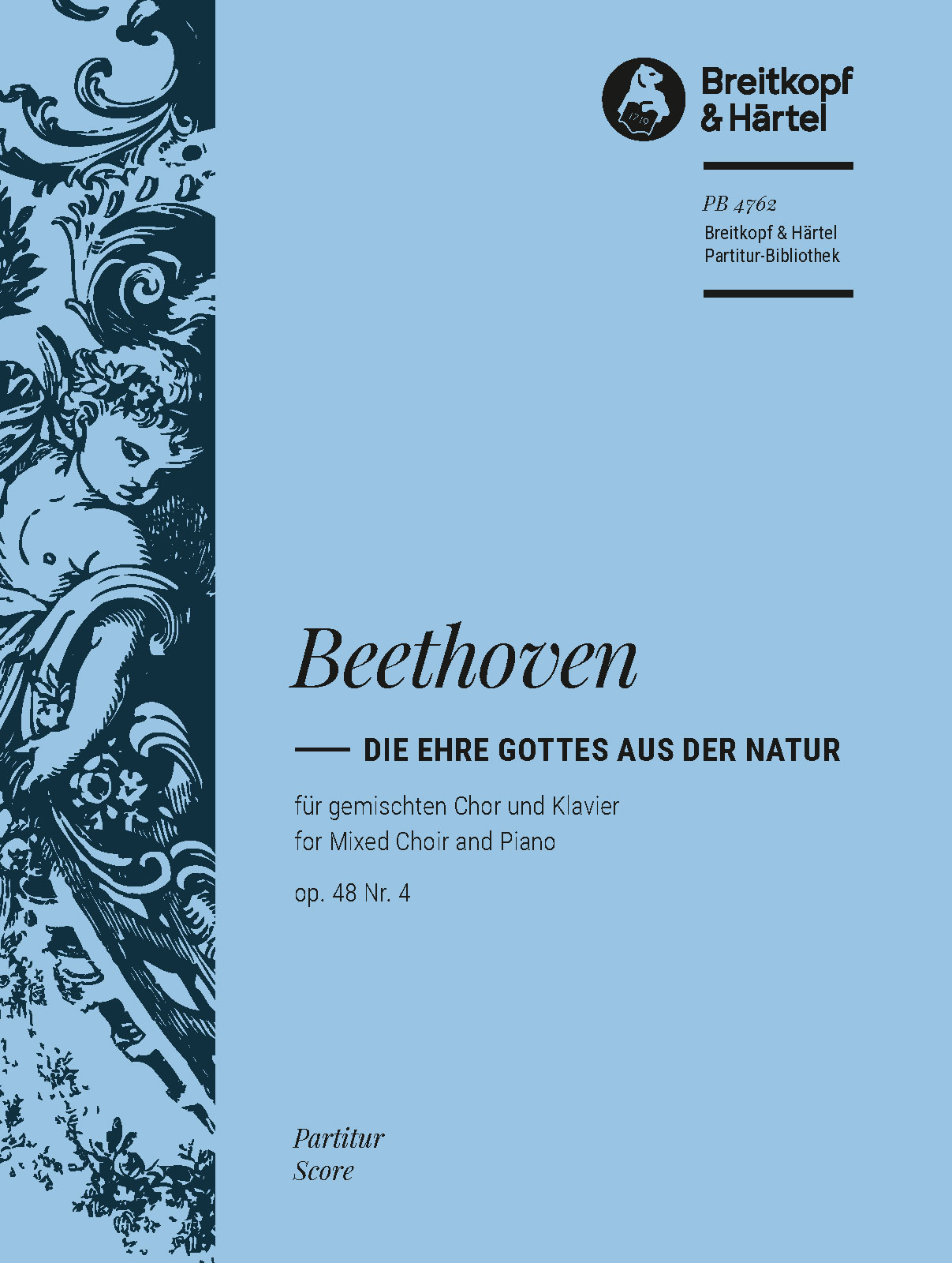 PB 4762D - Die Ehre Gottes aus der Natur op. 48/4 - Cover