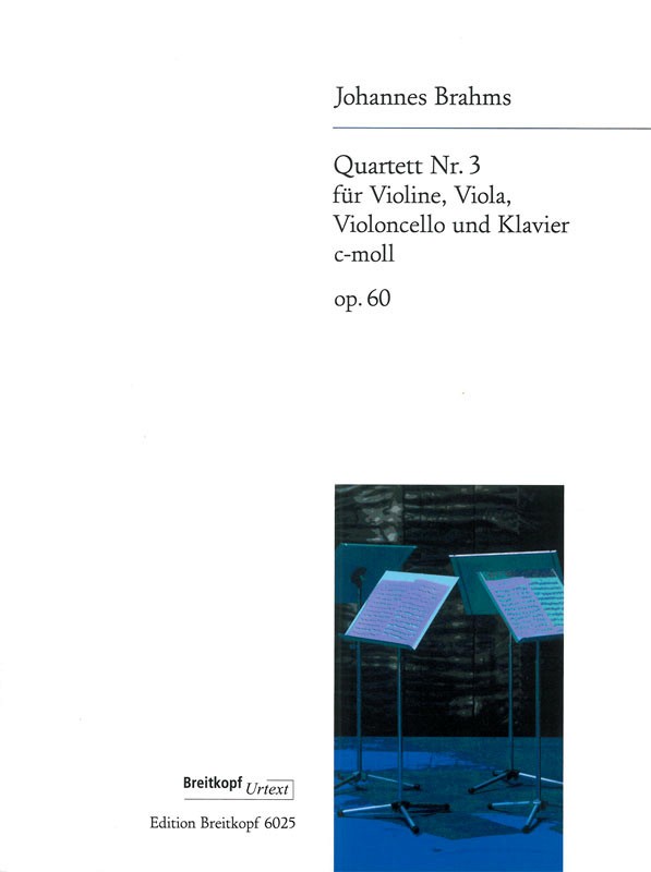 Johannes Brahms - Piano Quartet No. 3 in C minor Op. 60 - Cover