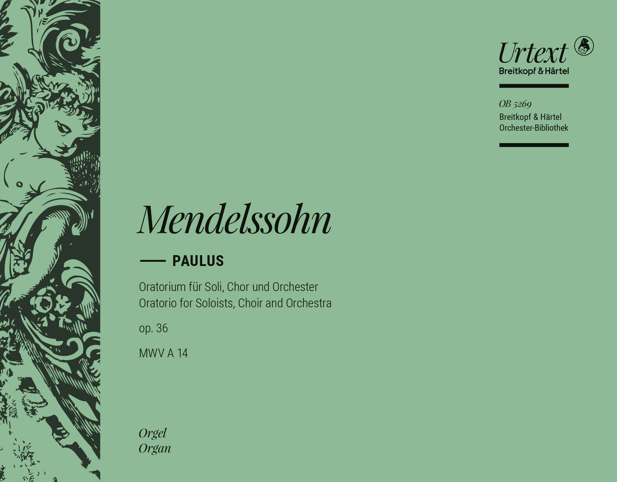 OB 5269-11 - Saint Paul Op. 36 MWV A 14 - Cover