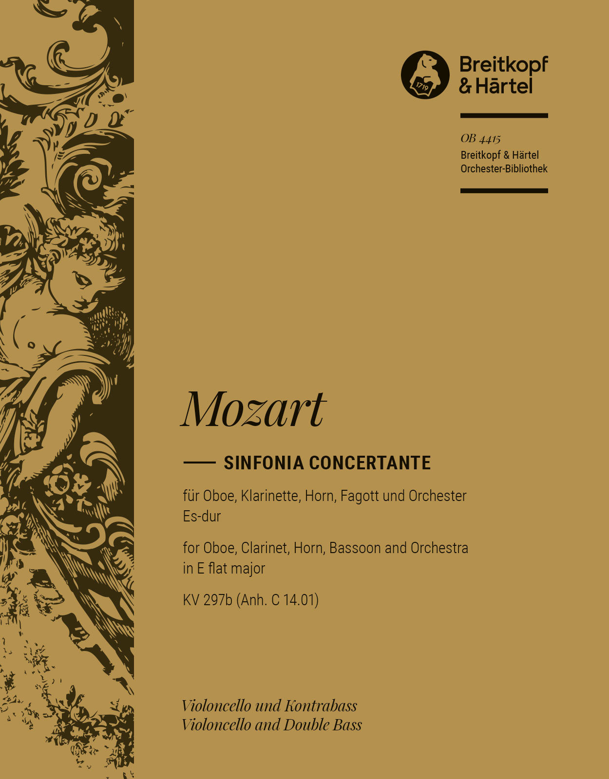 OB 4415-26 - Sinfonia concertante in E flat major K. 297b (App. C 14. 01) - Cover
