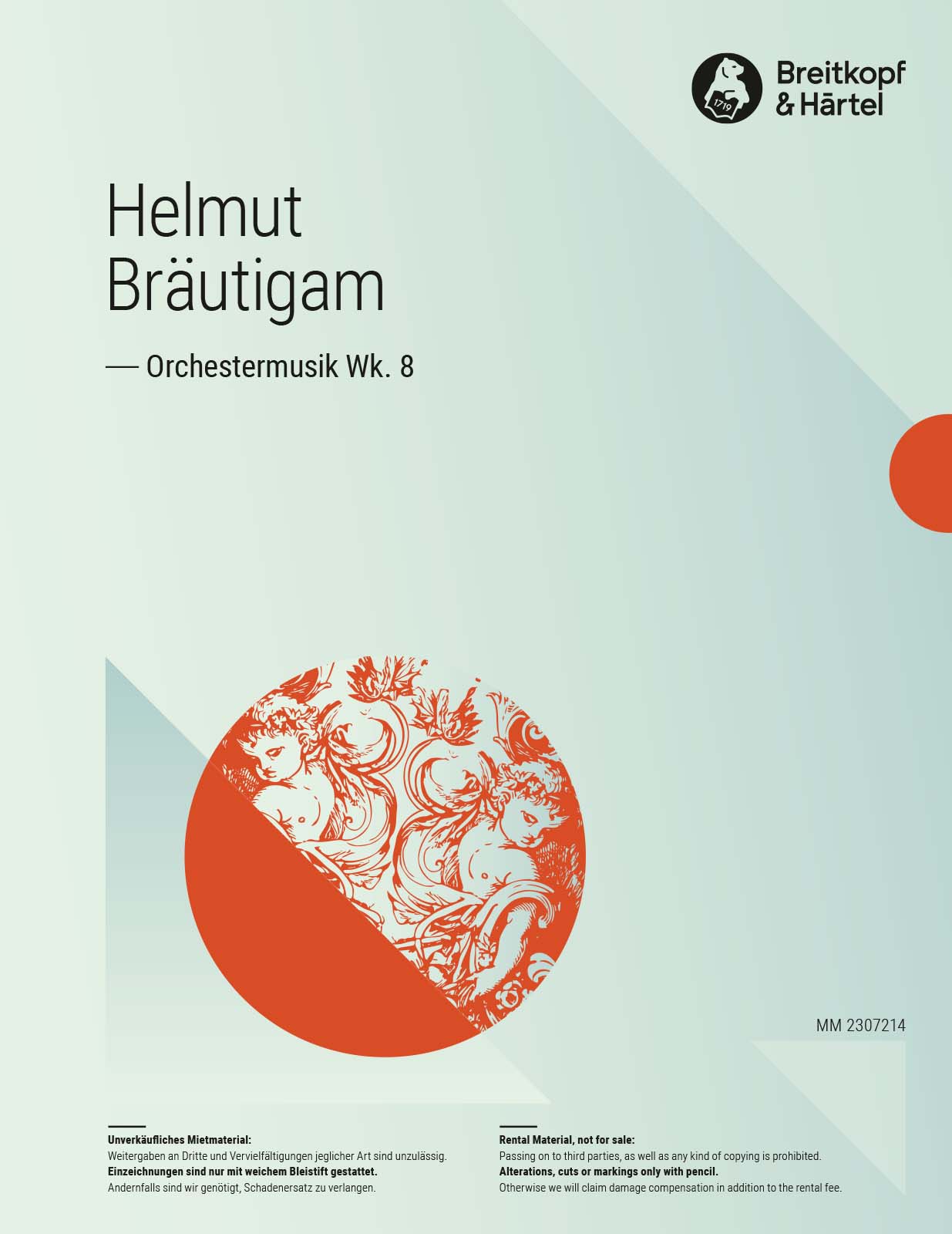 Helmut Bräutigam - Orchestermusik Wk. 8 - Cover
