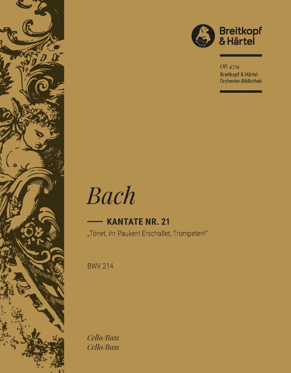 OB 4714-26 - Kantate BWV 214 „Tönet, ihr Pauken! Erschallet, Trompeten!“ - Cover