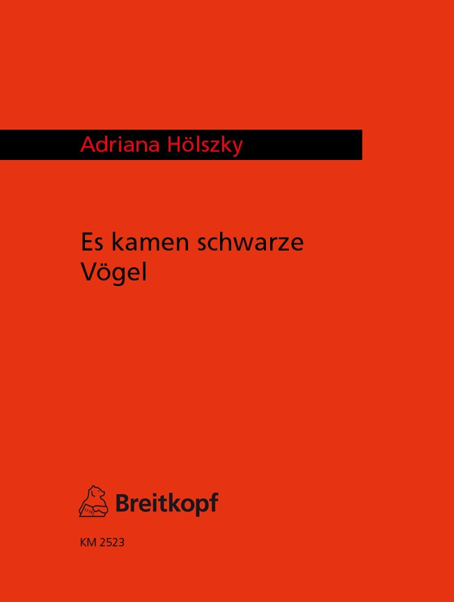 Adriana Hölszky - Es kamen schwarze Vögel - Cover