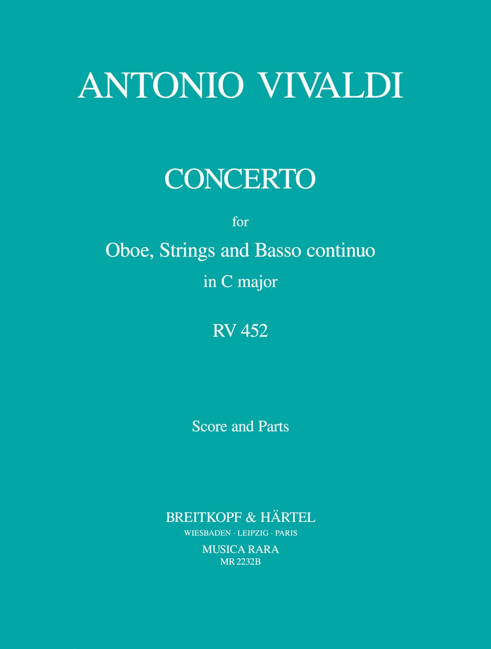 MR 2232b - Concerto in C-dur RV 452 - Cover