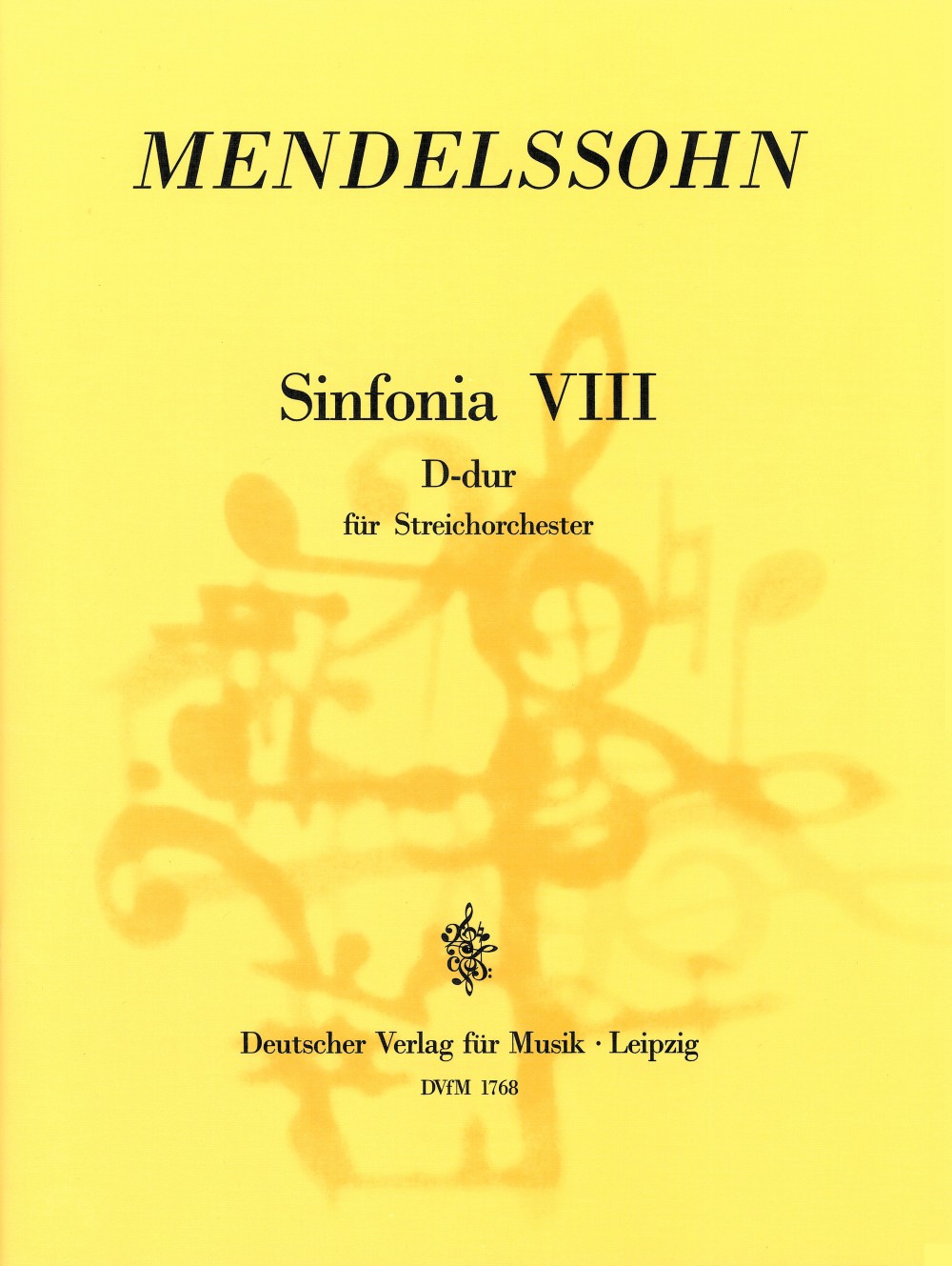 Felix Mendelssohn Bartholdy - Sinfonia VIII D-dur MWV N 8 - Cover