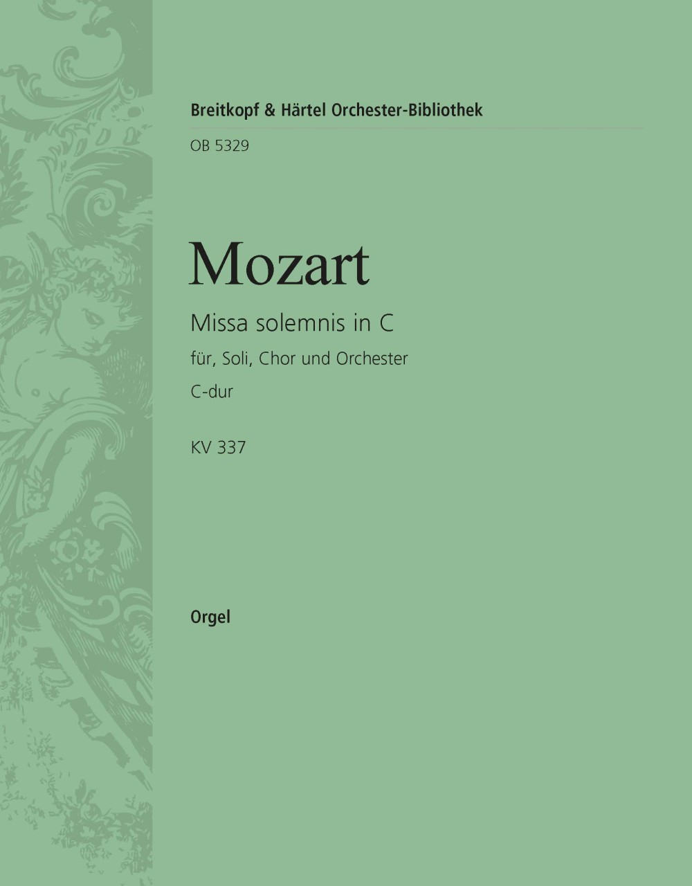 OB 5329-11 - Missa solemnis in C KV 337 - Cover