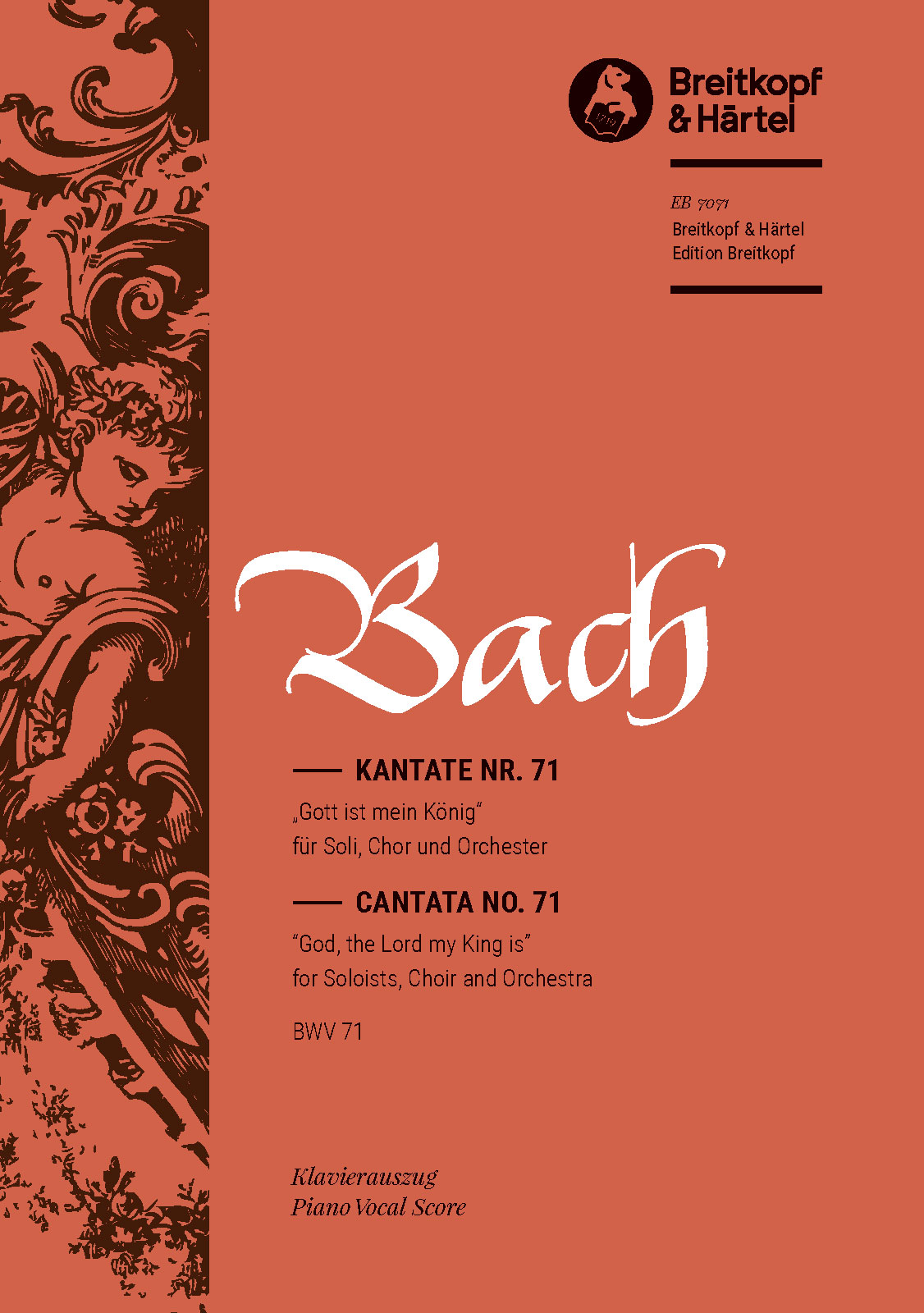 Johann Sebastian Bach - Kantate BWV 71 „Gott ist mein König“ - Cover