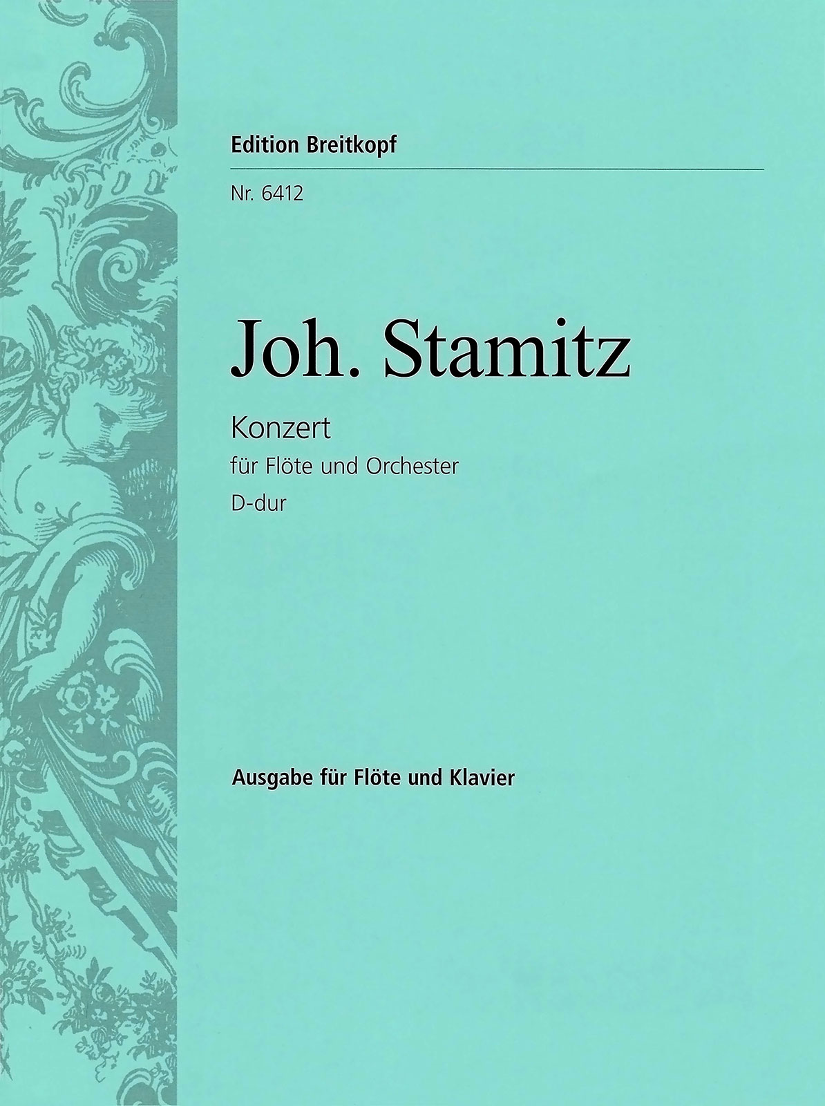 Johann Stamitz - Flute Concerto in D major - Cover