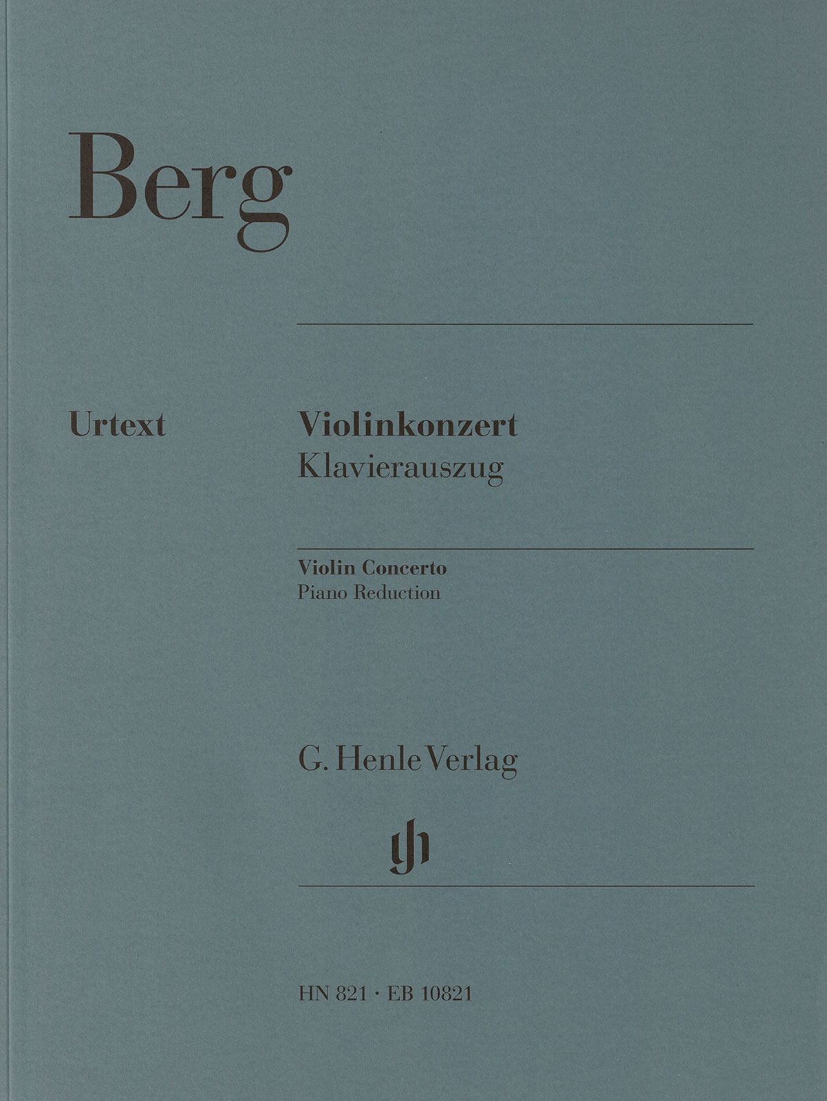 EB 10821 - Violinkonzert - Cover