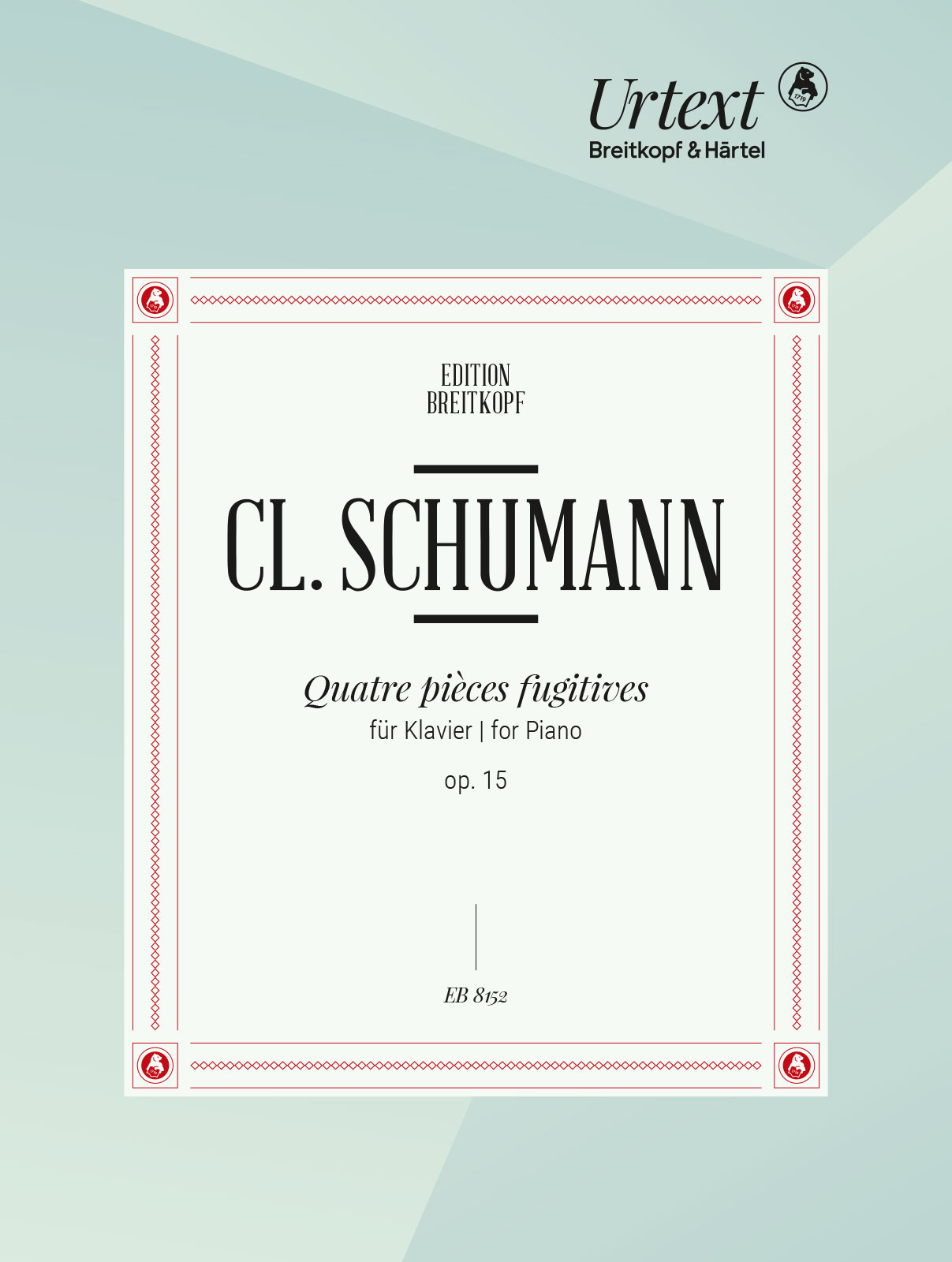 EB 8152D - 4 pièces fugitives op. 15 - Cover