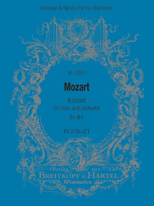 PB 5357 - Horn Concerto in E flat major K. 370b und K. 371 - Cover