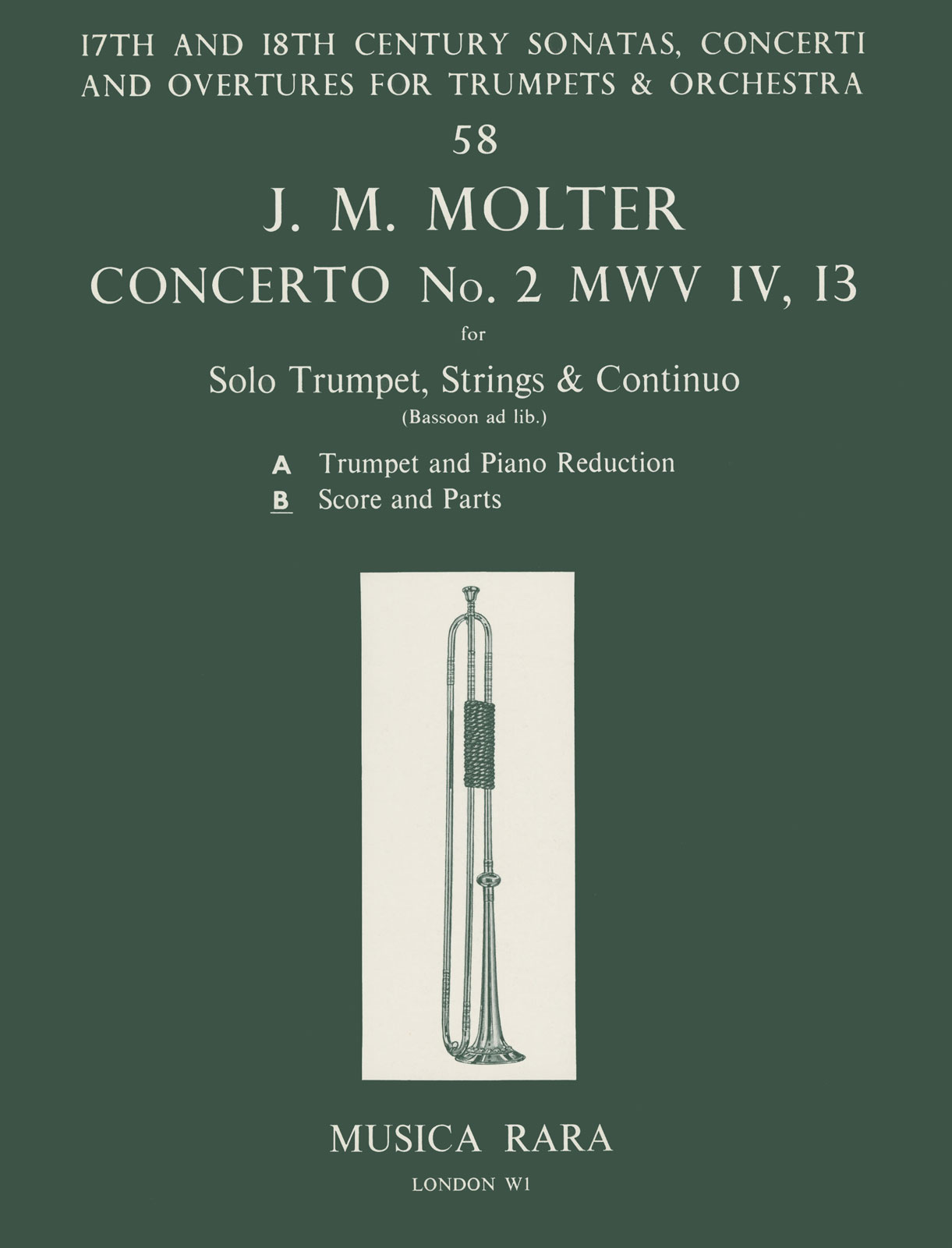 Johann Melchior Molter - 3 Concerti in D - Cover