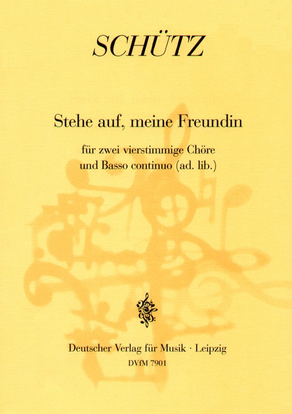 Heinrich Schütz - Stehe auf, meine Freundin SWV deest - Cover