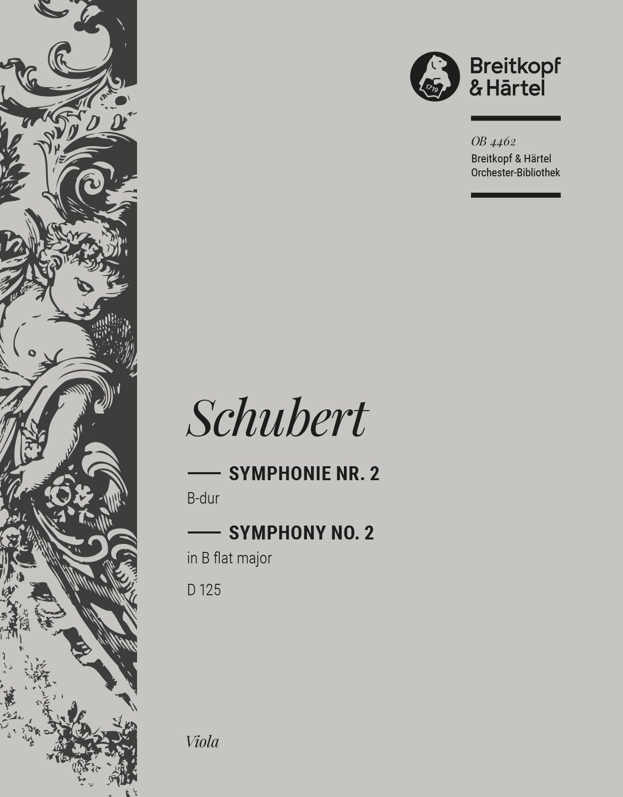 OB 4462-19 - Symphonie Nr. 2 B-dur D 125 - Cover