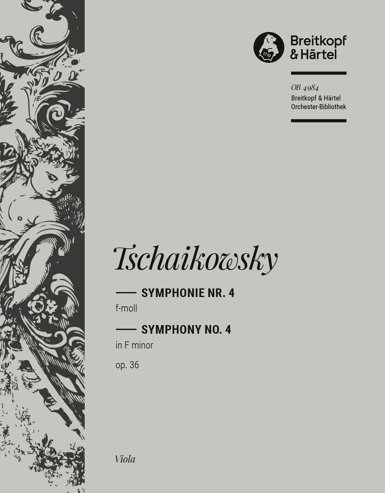 OB 4984-19 - Symphonie Nr. 4 f-moll op. 36 - Cover