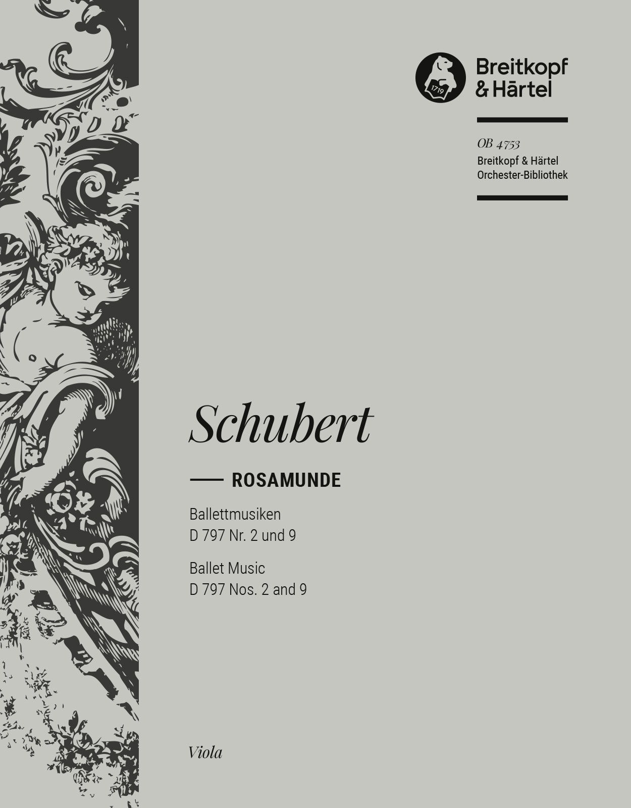 OB 4753-19 - Rosamunde, Fürstin von Zypern D 797 [op. 26] - Cover