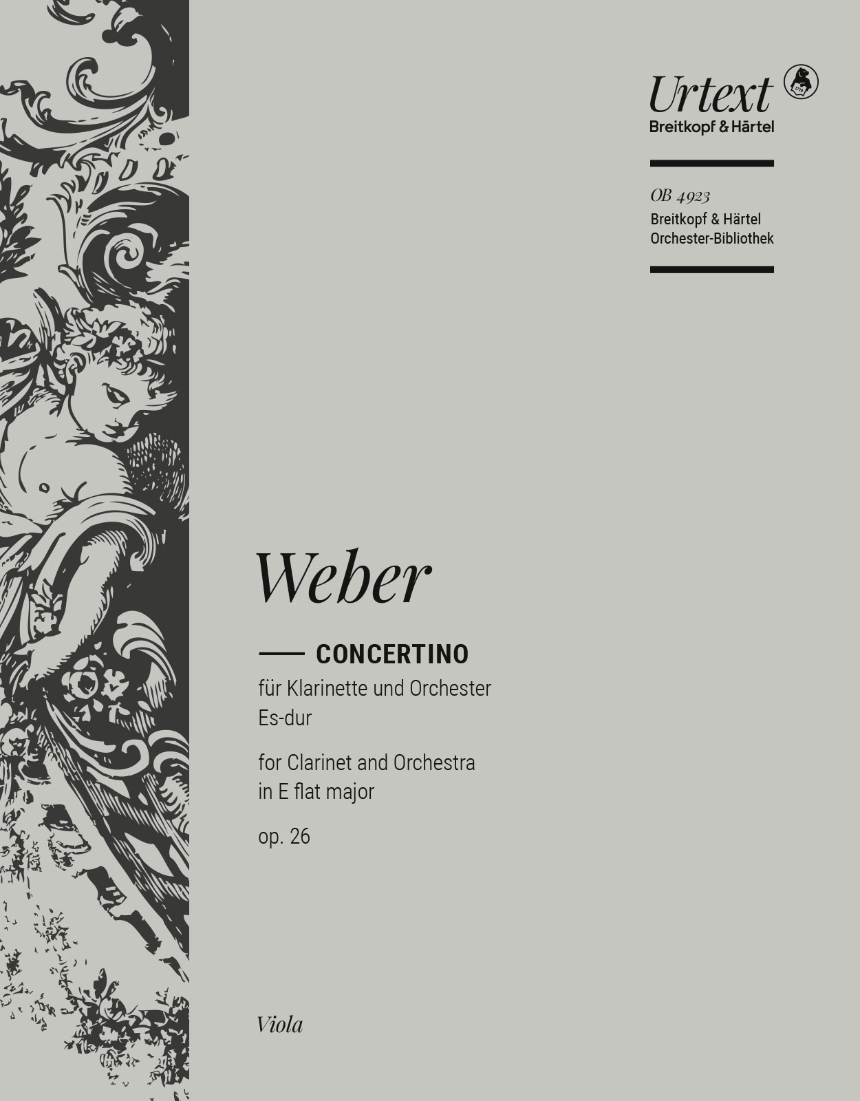 OB 4923-19 - Concertino in E flat major Op. 26 - Cover