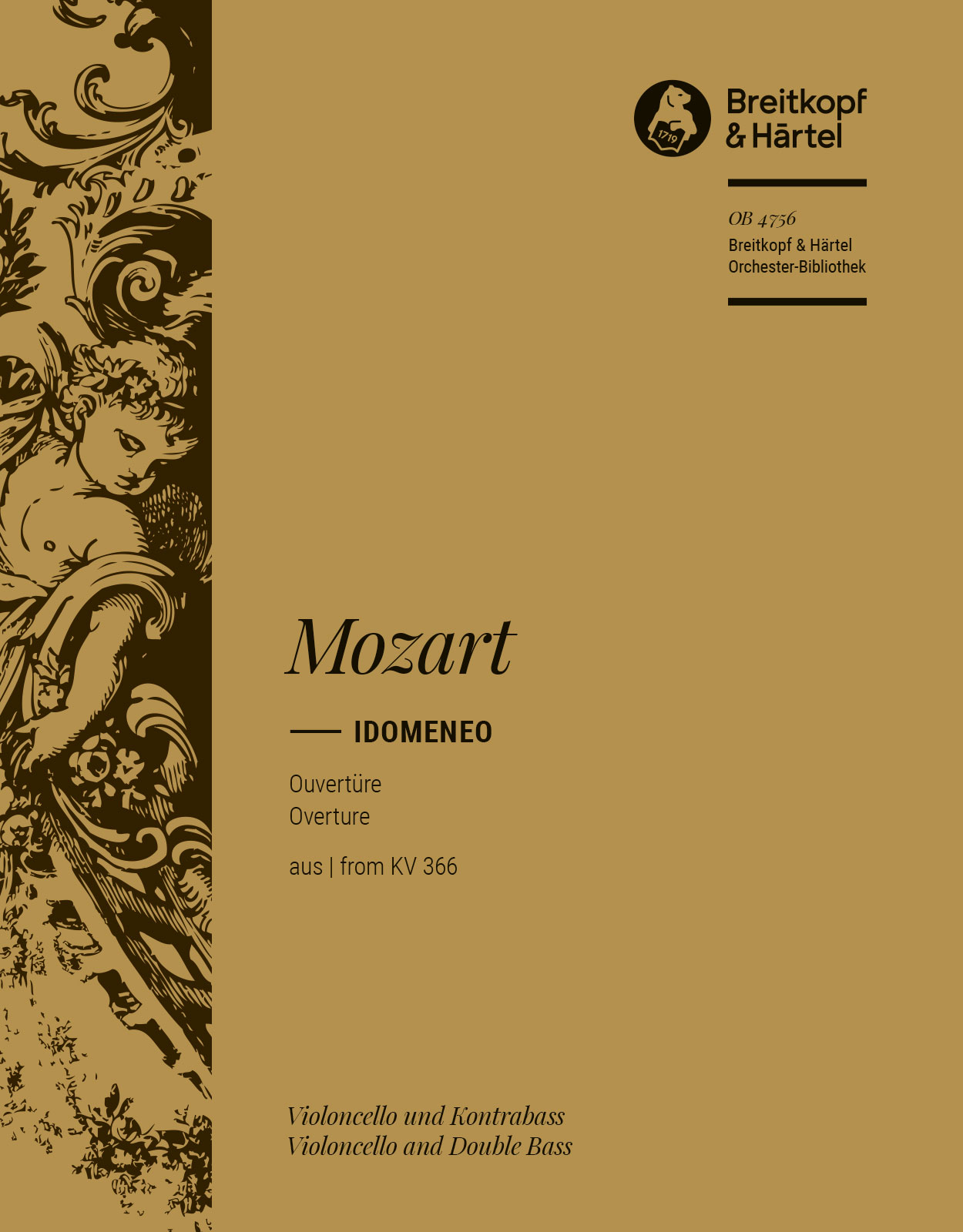 OB 4756-26 - Idomeneo K. 366 – Overture - Cover