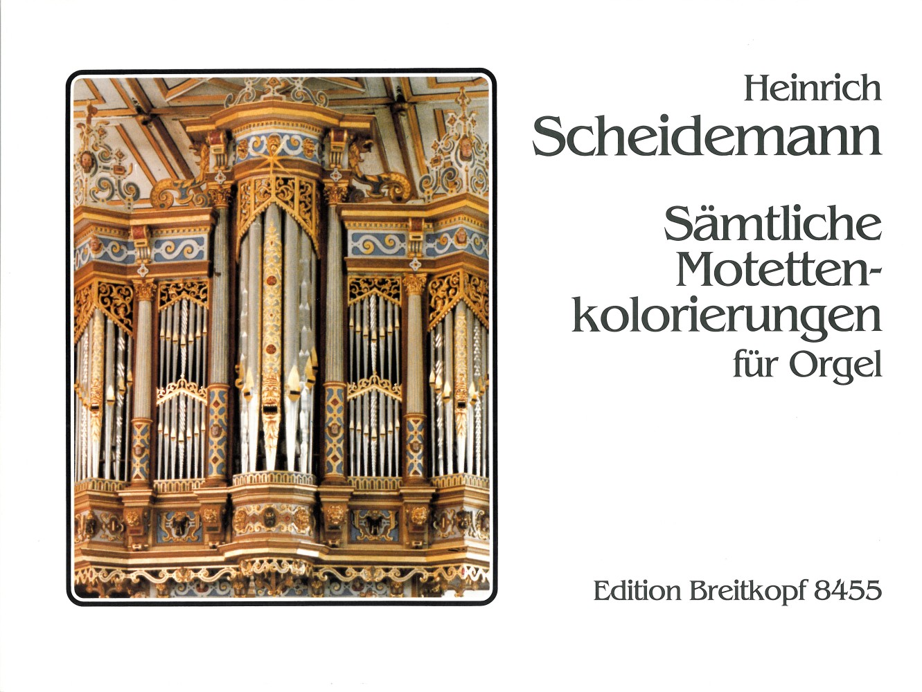 Heinrich Scheidemann - Sämtliche Motetten-Kolorierungen - Cover