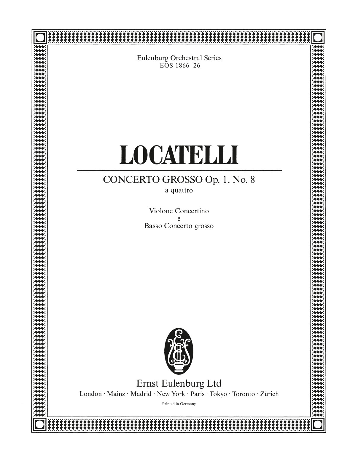 EOS 1866-26 - Concerto grosso „a quattro“ f-moll op. 1/8 - Cover