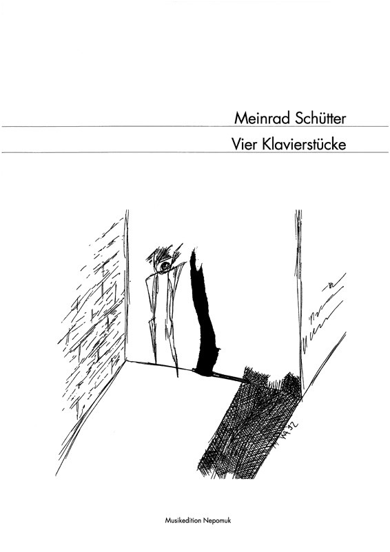 Meinrad Schütter - 4 Klavierstücke - Cover