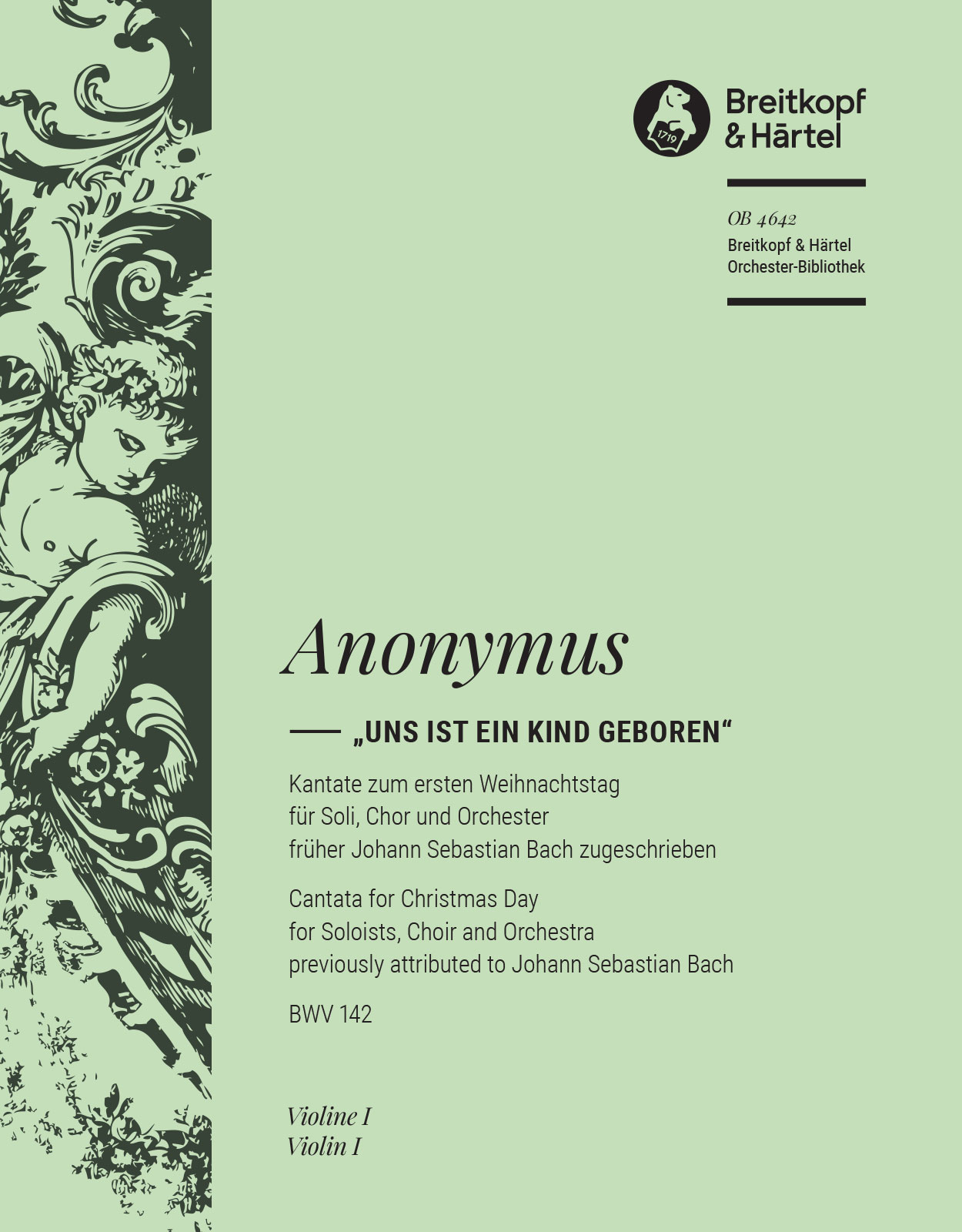 OB 4642-15 - Cantata BWV 142 “Uns ist ein Kind geboren” - Cover