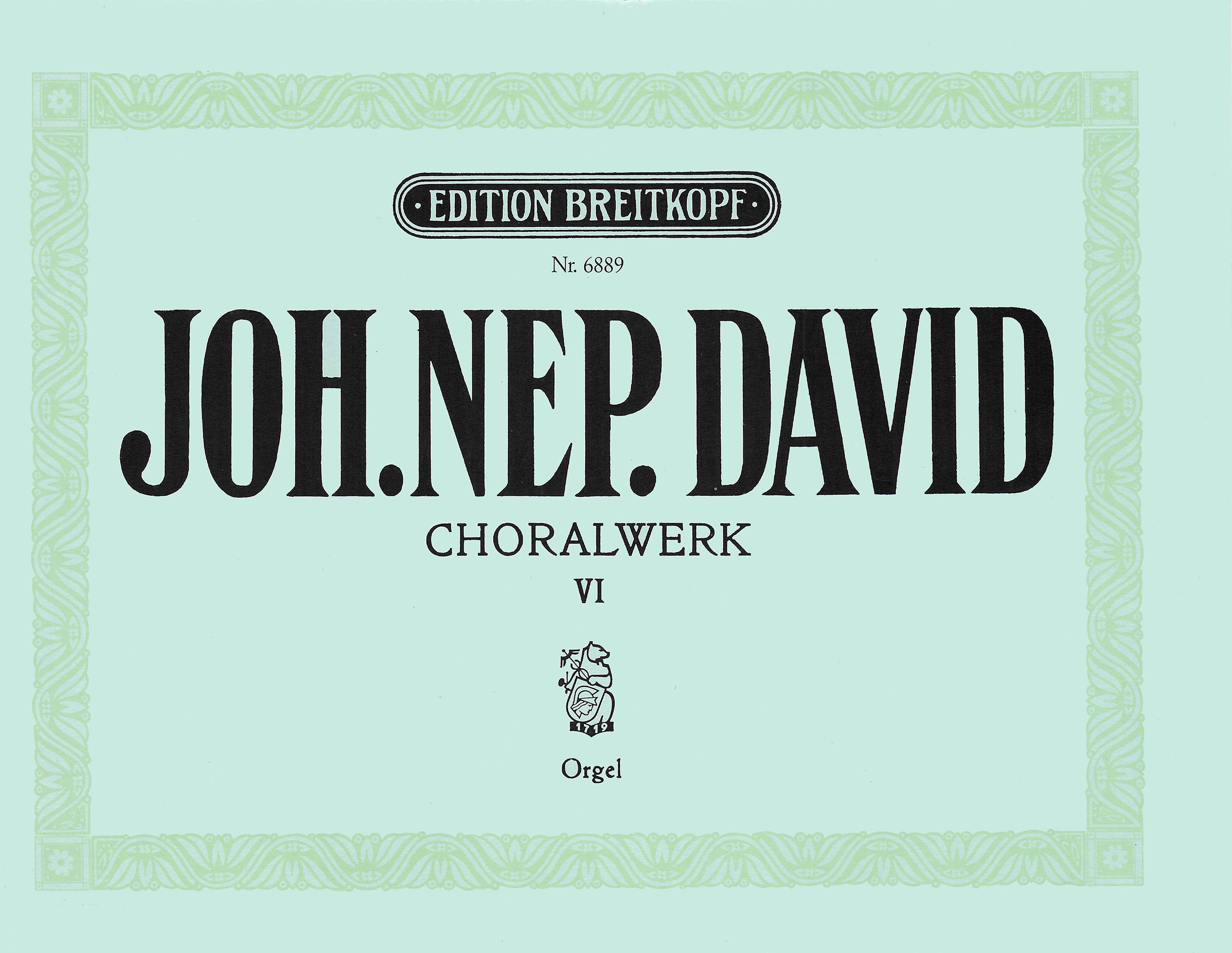 EB 6889 - Choralwerk - Cover