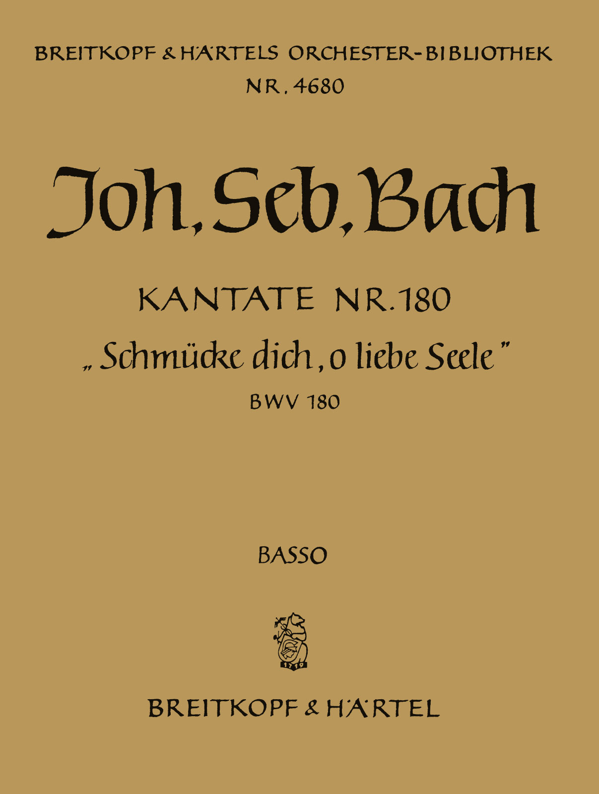 OB 4680-26 - Cantata BWV 180 “Soul, array thyself with gladness” - Cover