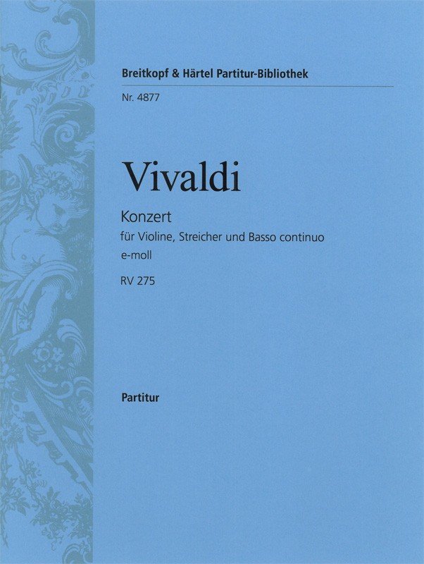 Antonio Vivaldi - Concerto in E minor RV 275 - Cover