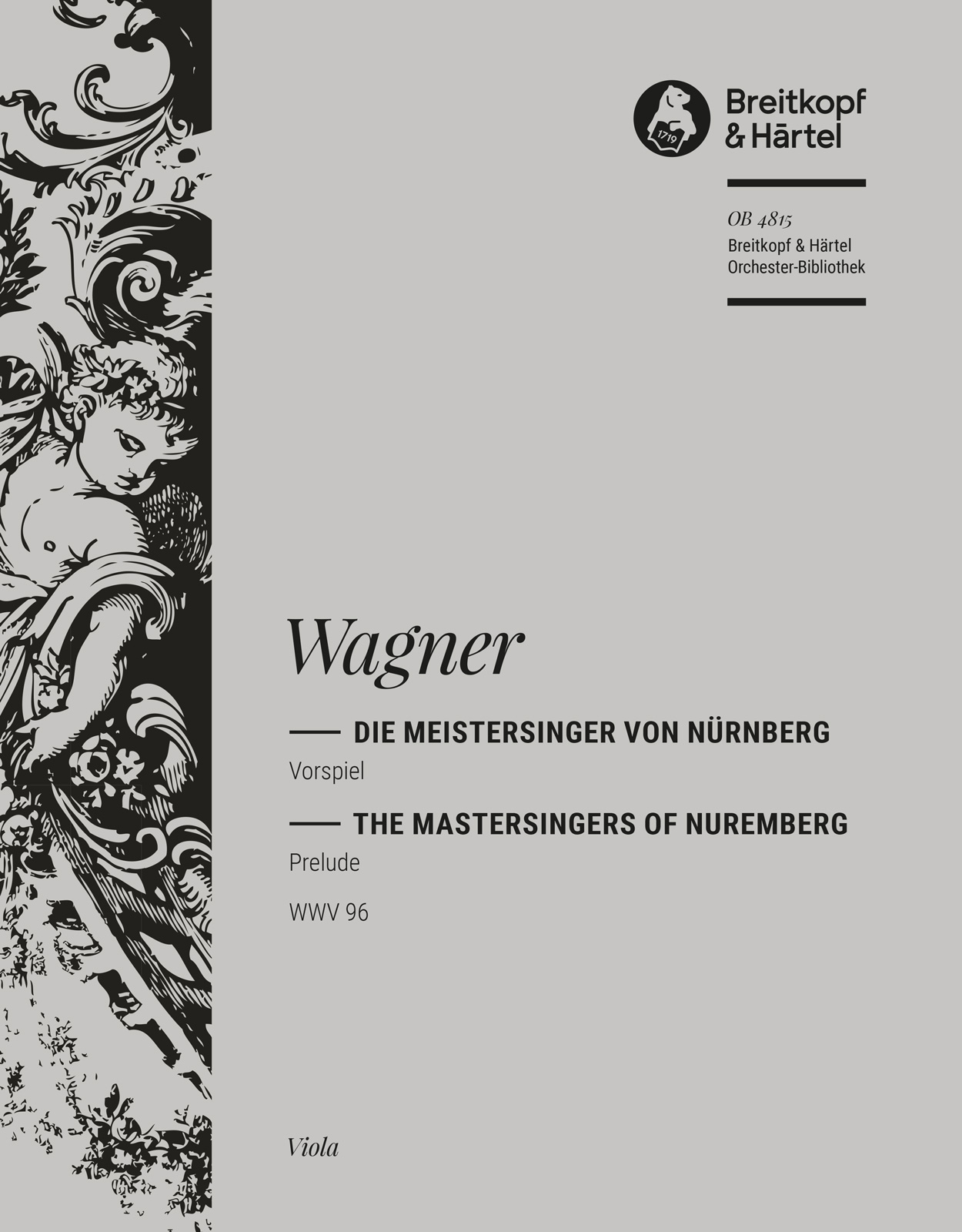 OB 4815-19 - Die Meistersinger von Nürnberg WWV 96 - Cover