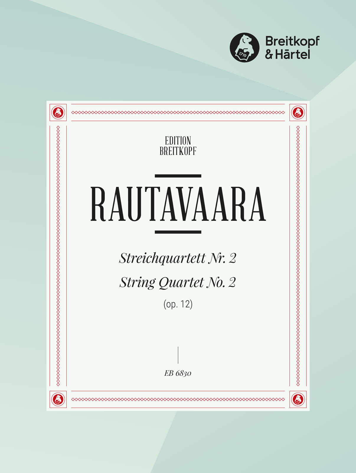 Einojuhani Rautavaara - Streichquartett Nr. 2 (op. 12) - Cover