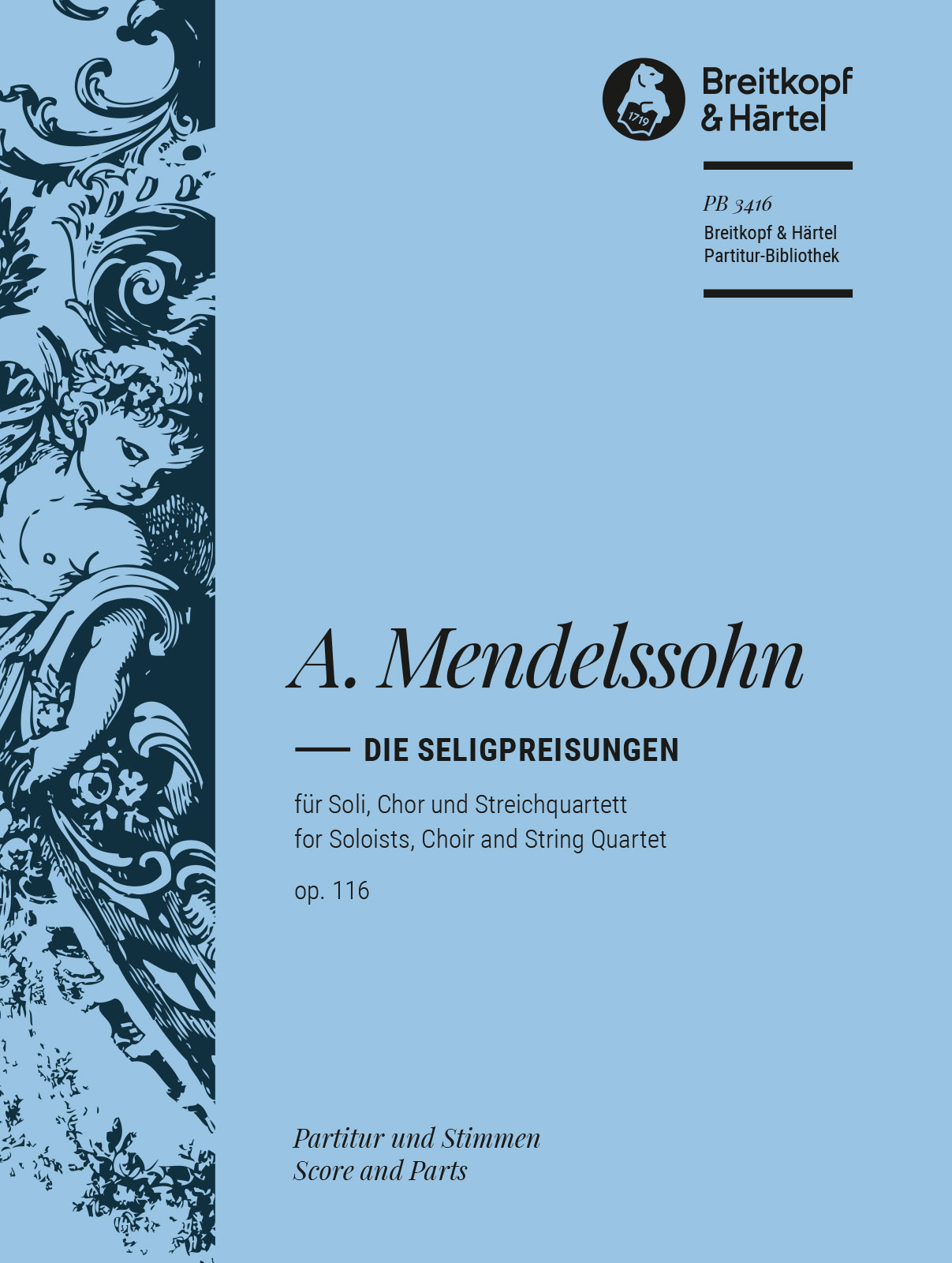 PB 3416D - Die Seligpreisungen op. 116 - Cover