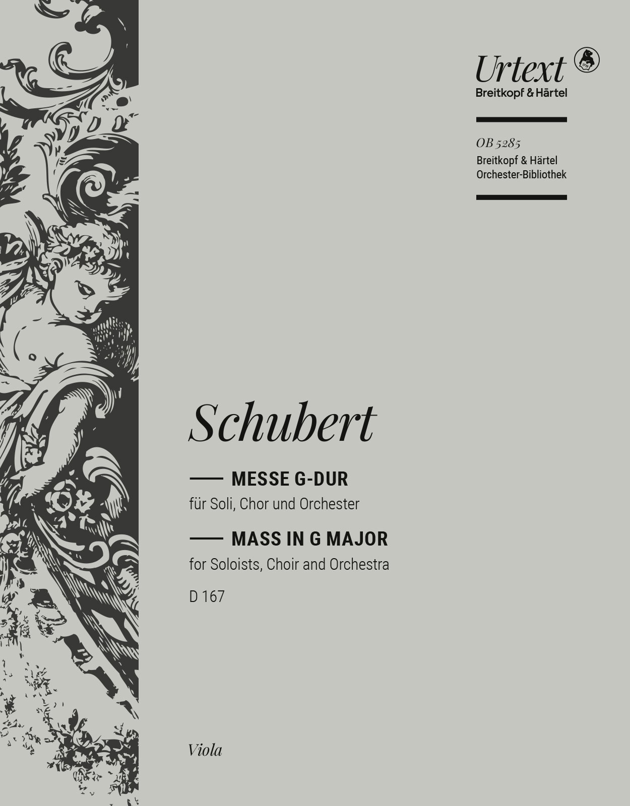 OB 5285-19 - Mass in G major D 167 - Cover