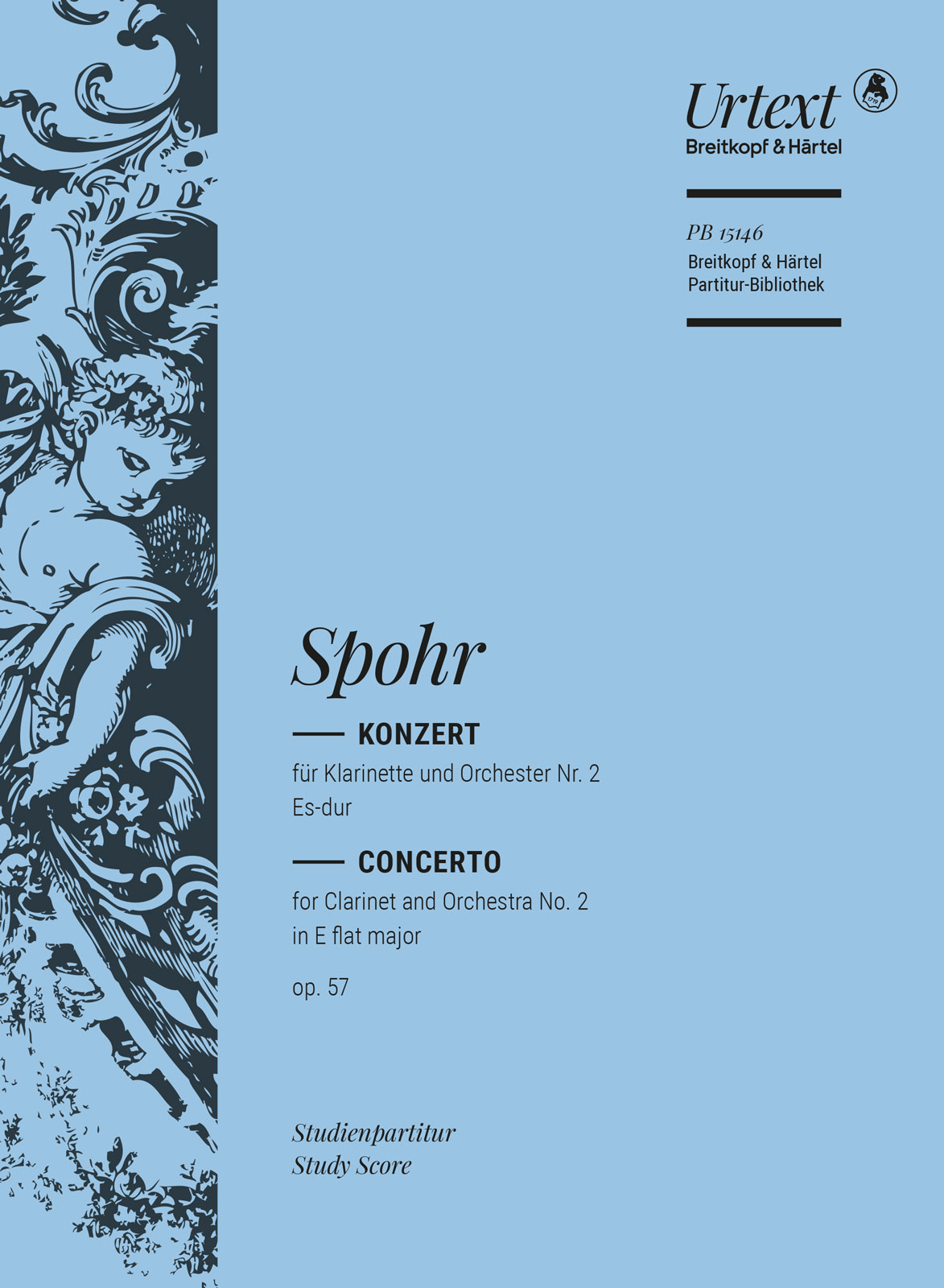 PB 15146 - Clarinet Concerto No. 2 in E flat major Op. 57 - Cover