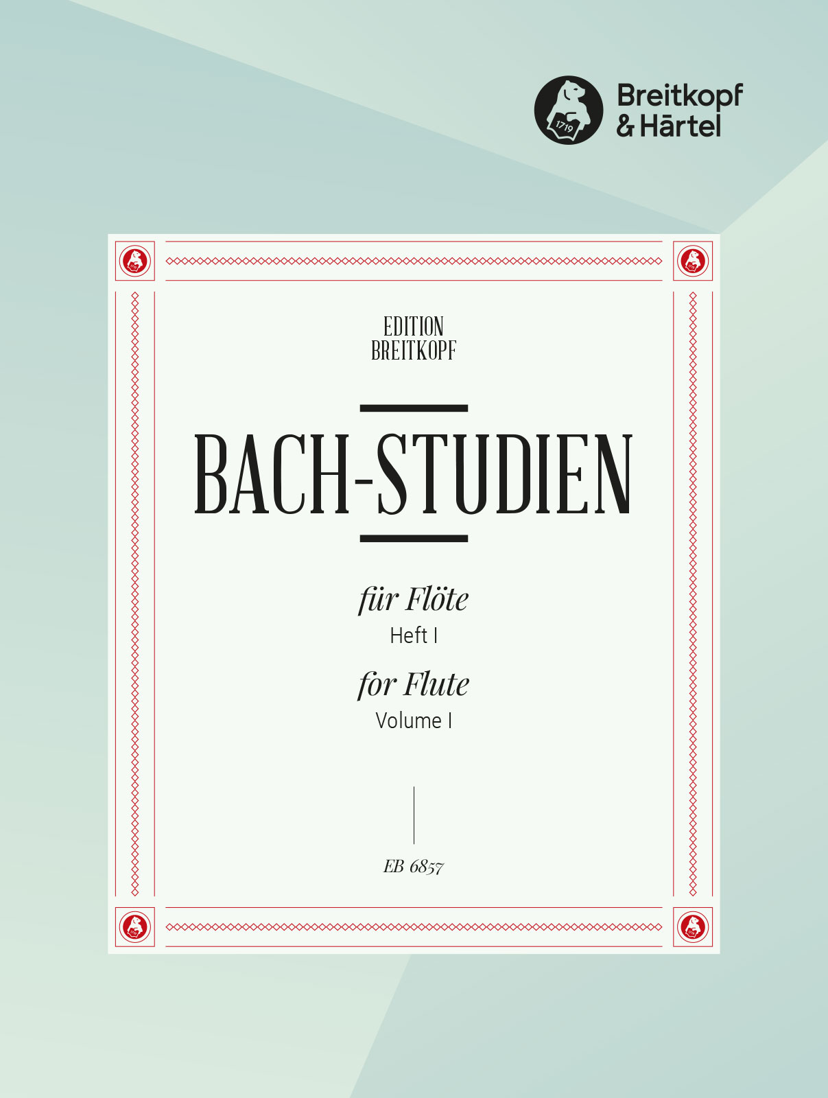 EB 6857D - Bach-Studien für Flöte - Cover