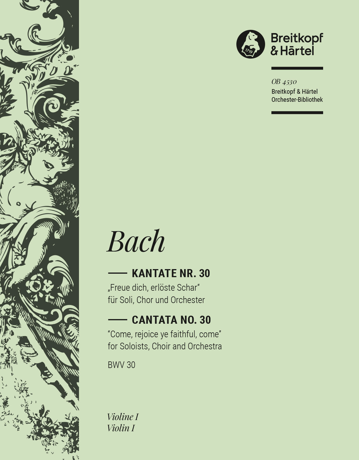 OB 4530-15 - Kantate BWV 30 „Freue dich, erlöste Schar“ - Cover