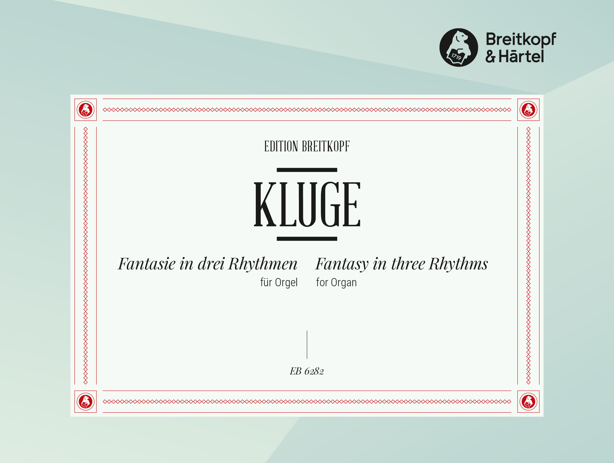 Manfred Kluge - Fantasy in 3 Rhythms - Cover