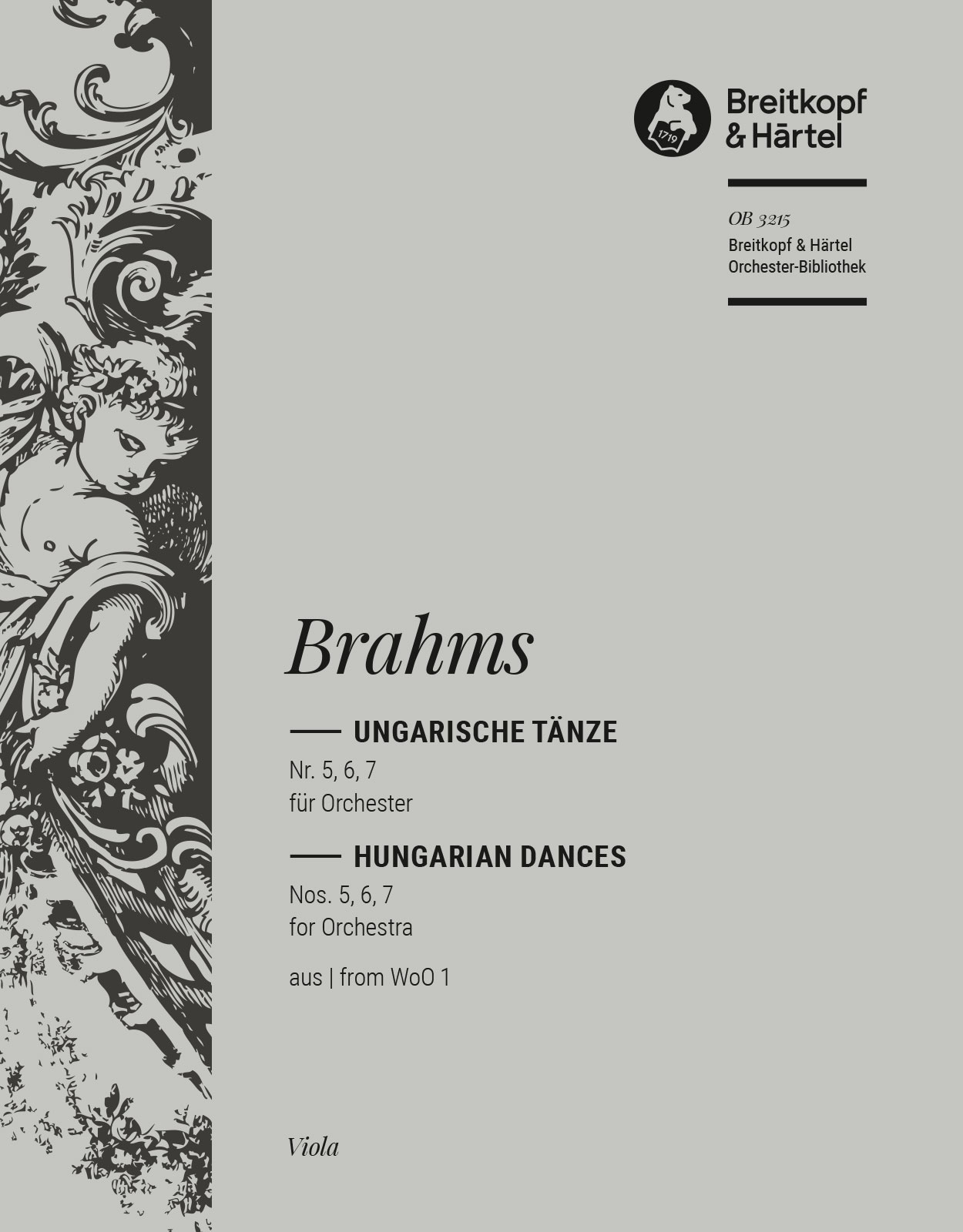 OB 3215-19 - Ungarische Tänze aus WoO1 - Cover