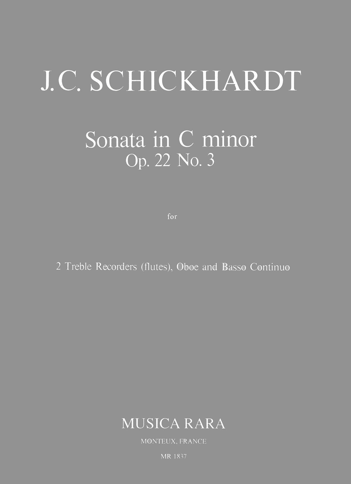 MR 1837 - Sonaten op. 22 - Cover