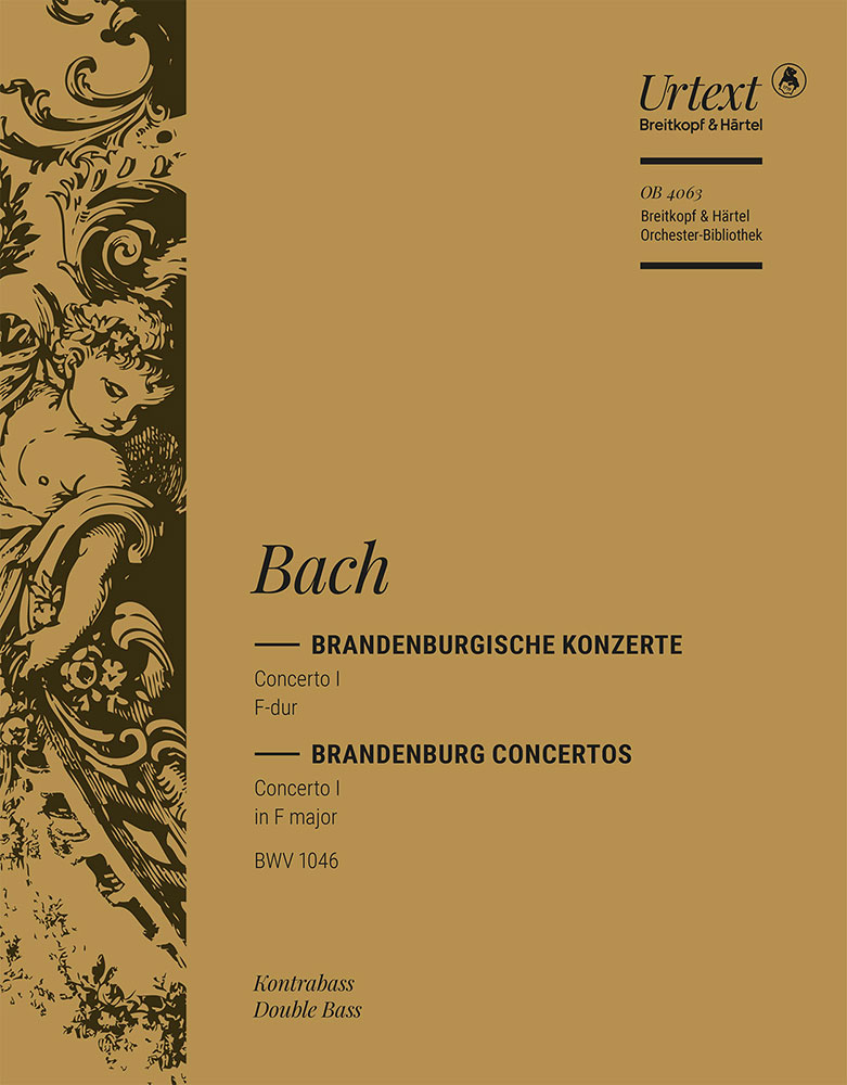 OB 4063-27 - Brandenburg Concerto No. 1 in F major BWV 1046 - Cover