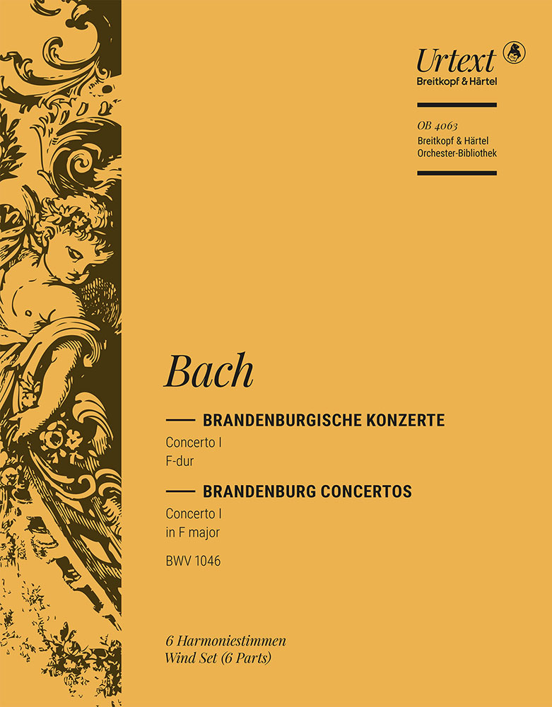 OB 4063-30 - Brandenburg Concerto No. 1 in F major BWV 1046 - Cover