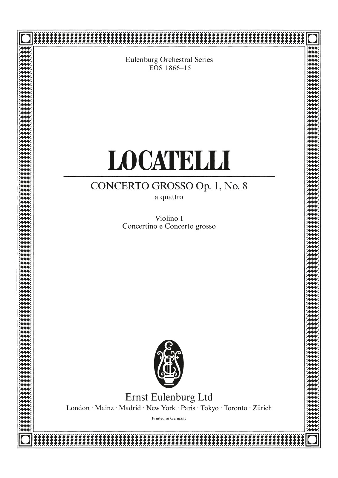 EOS 1866-15 - Concerto grosso „a quattro“ f-moll op. 1/8 - Cover