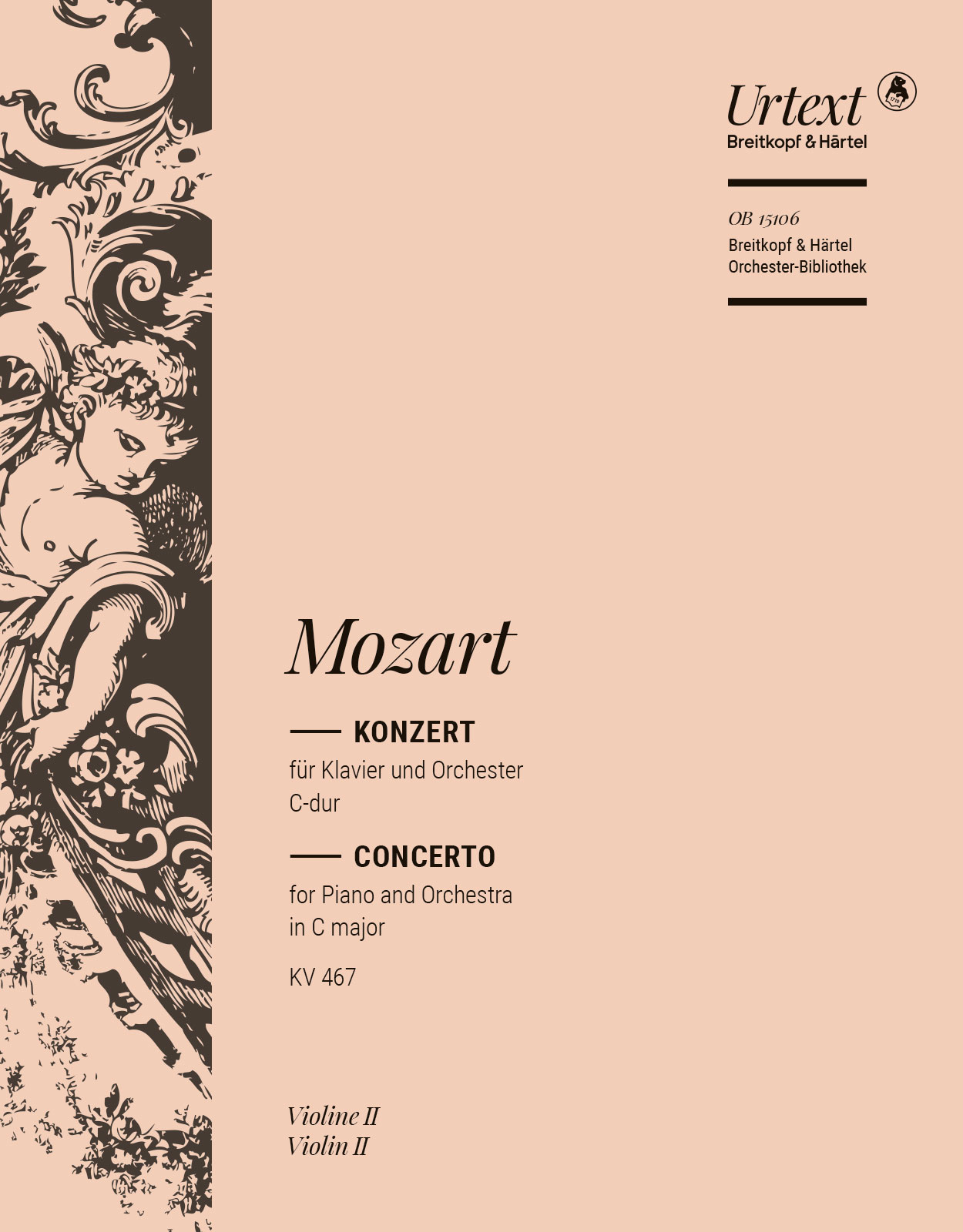 OB 15106-16 - Klavierkonzert [Nr. 21] C-dur KV 467 - Cover
