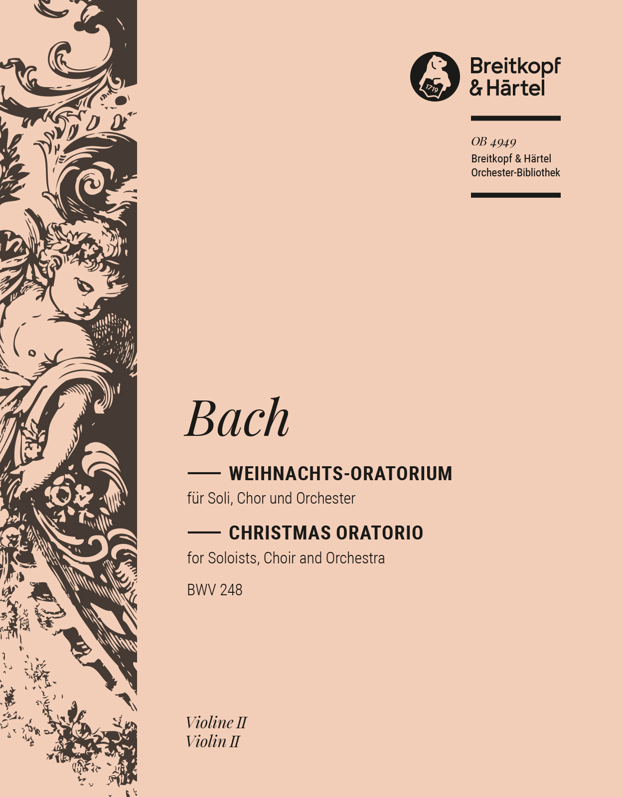OB 4949-16 - Weihnachts-Oratorium BWV 248 - Cover