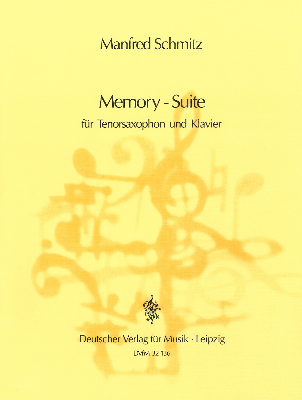 Manfred Schmitz - Memory-Suite - Cover