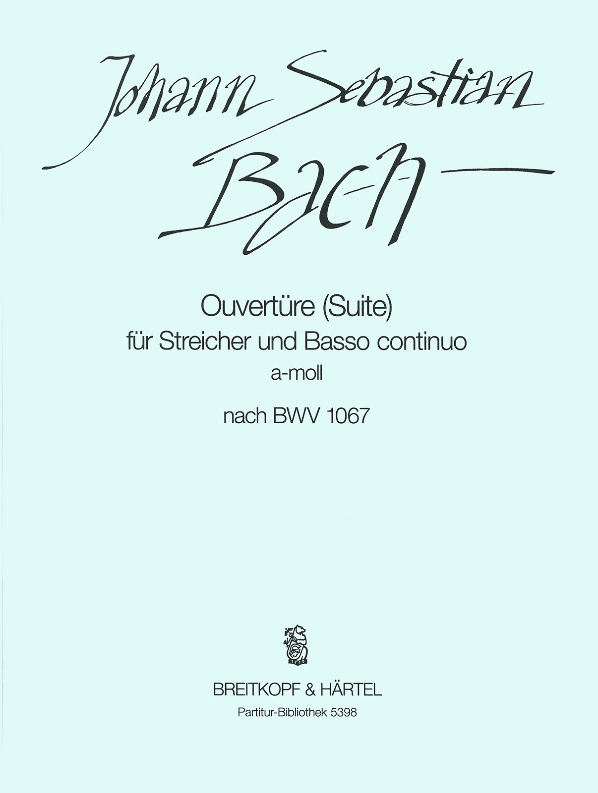 Johann Sebastian Bach - Overture (Suite) No. 2 in A minor based on BWV 1067 - Cover