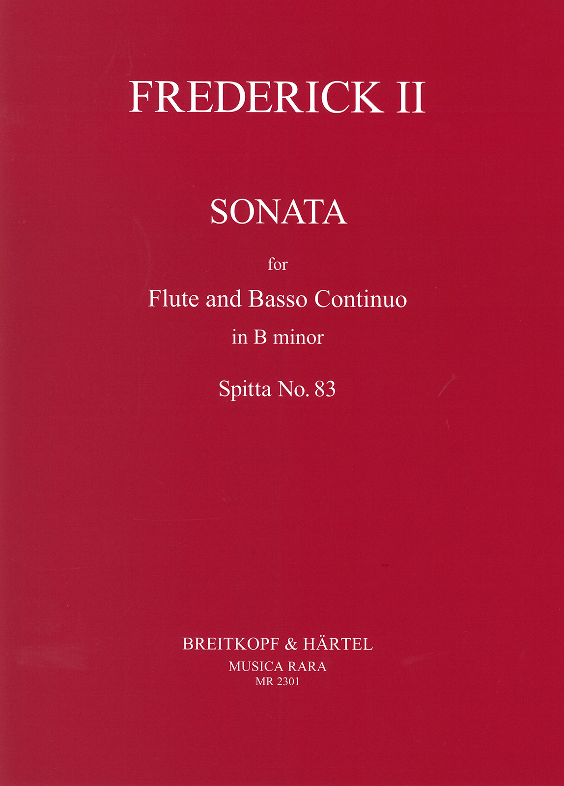 MR 2301 - 4 Sonatas - Cover